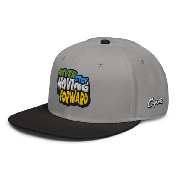 CapGenz Never Stop Moving Forward Snapback Cap