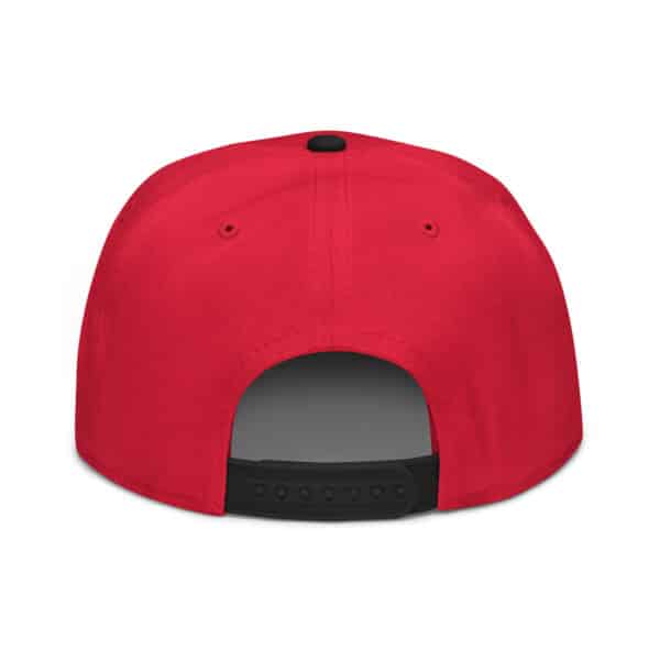 CapGenz Lazy Mood Red Snapback Cap