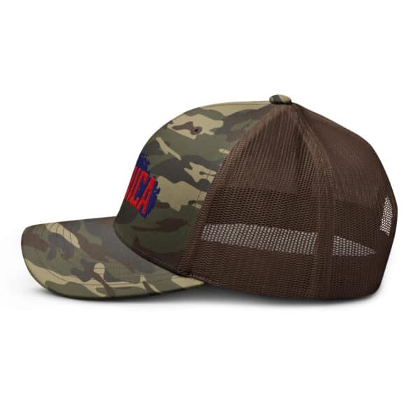 CapGenz "I Love America" Premium Camo Mesh Cap