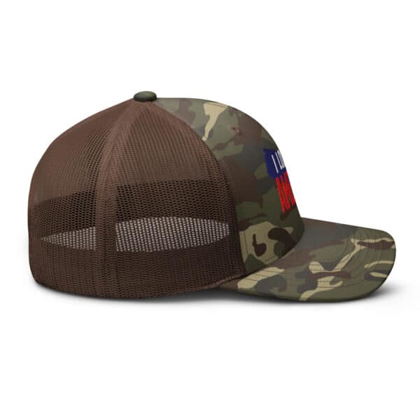 CapGenz "I Love America" Premium Camo Mesh Cap